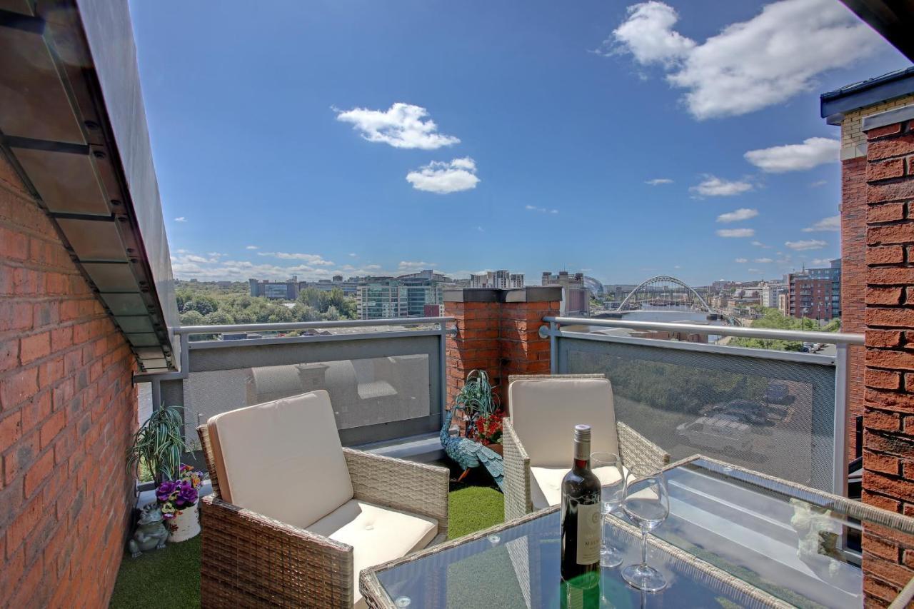 Beautiful Duplex Penthouse - Roof Garden, Views, Parking Apartment Newcastle upon Tyne Exterior photo